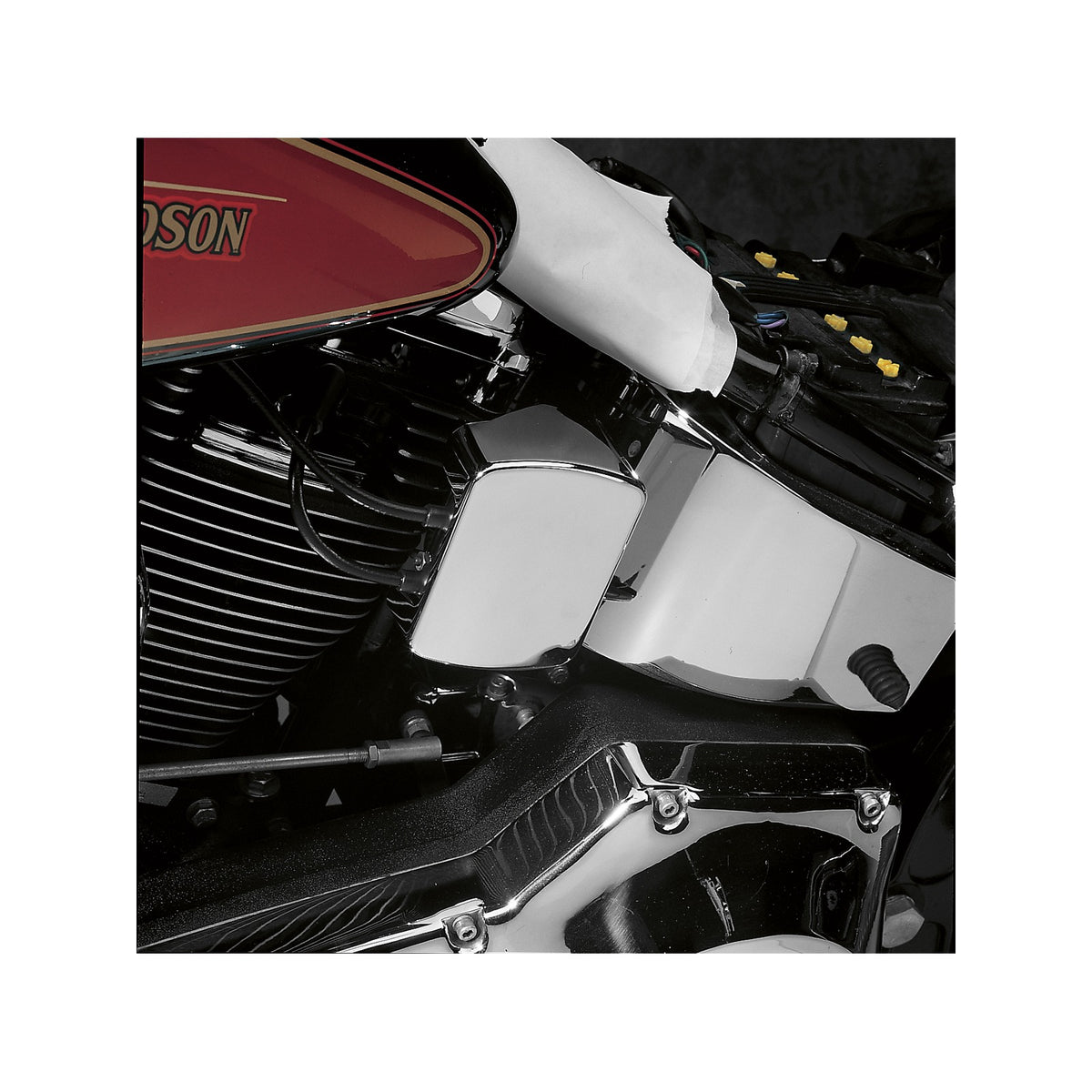 DRAG SPECIALTIES - SMOOTH COIL COVER - CHROME