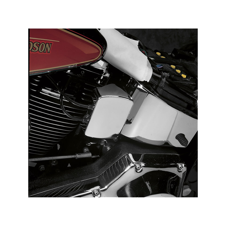 DRAG SPECIALTIES - SMOOTH COIL COVER - CHROME