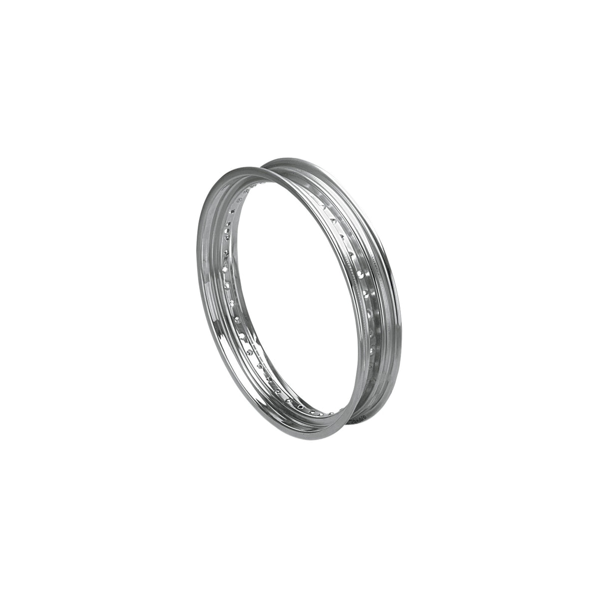 DRAG SPECIALTIES - RIM - DROP CENTER - ROLLED EDGE - 40 HOLE - SILVER - 19X2.5