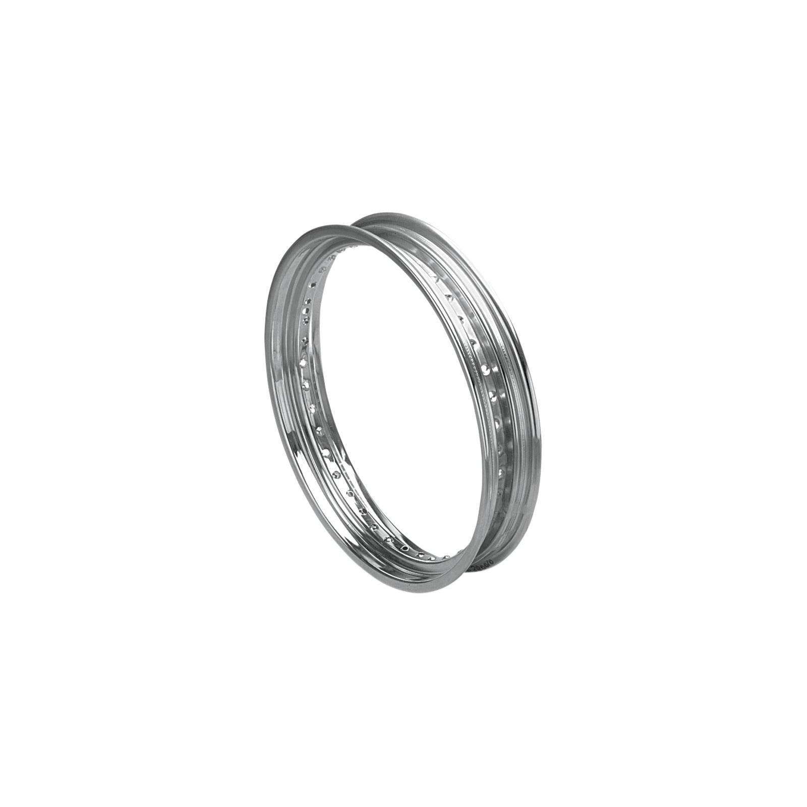 DRAG SPECIALTIES - RIM - DROP CENTER - ROLLED EDGE - 40 HOLE - SILVER - 19X2.5