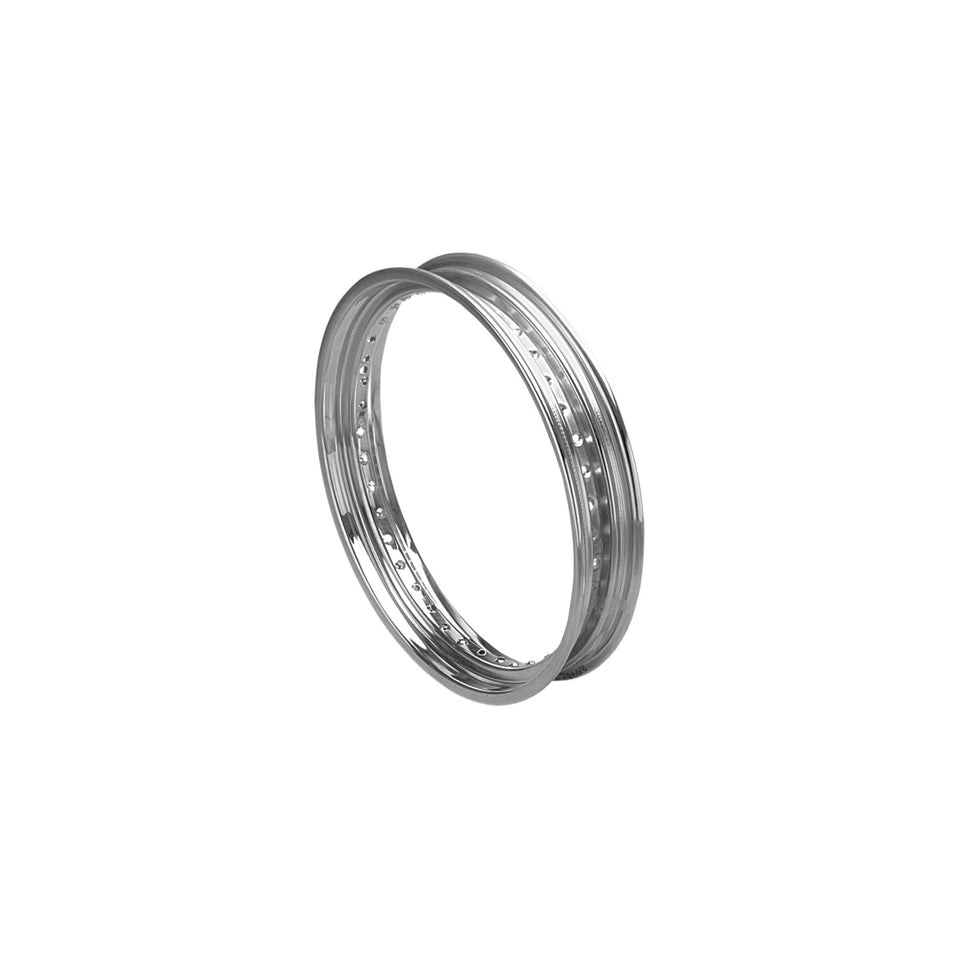 DRAG SPECIALTIES - RIM - DROP CENTER - ROLLED EDGE - 40 HOLE - SILVER - 21X2.15