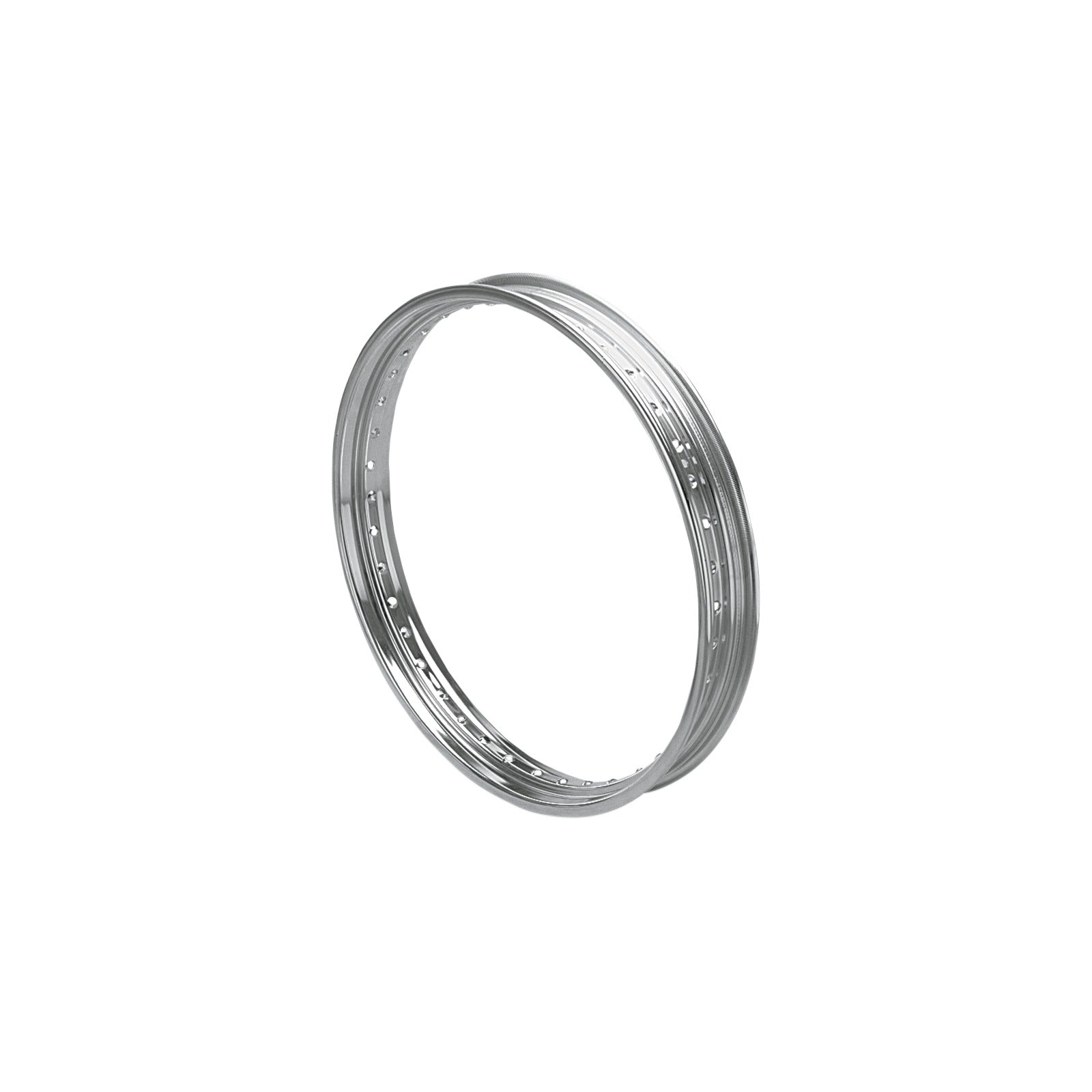 DRAG SPECIALTIES - RIM - DROP CENTER - ROLLED EDGE - 40 HOLE - SILVER - 21X2.15