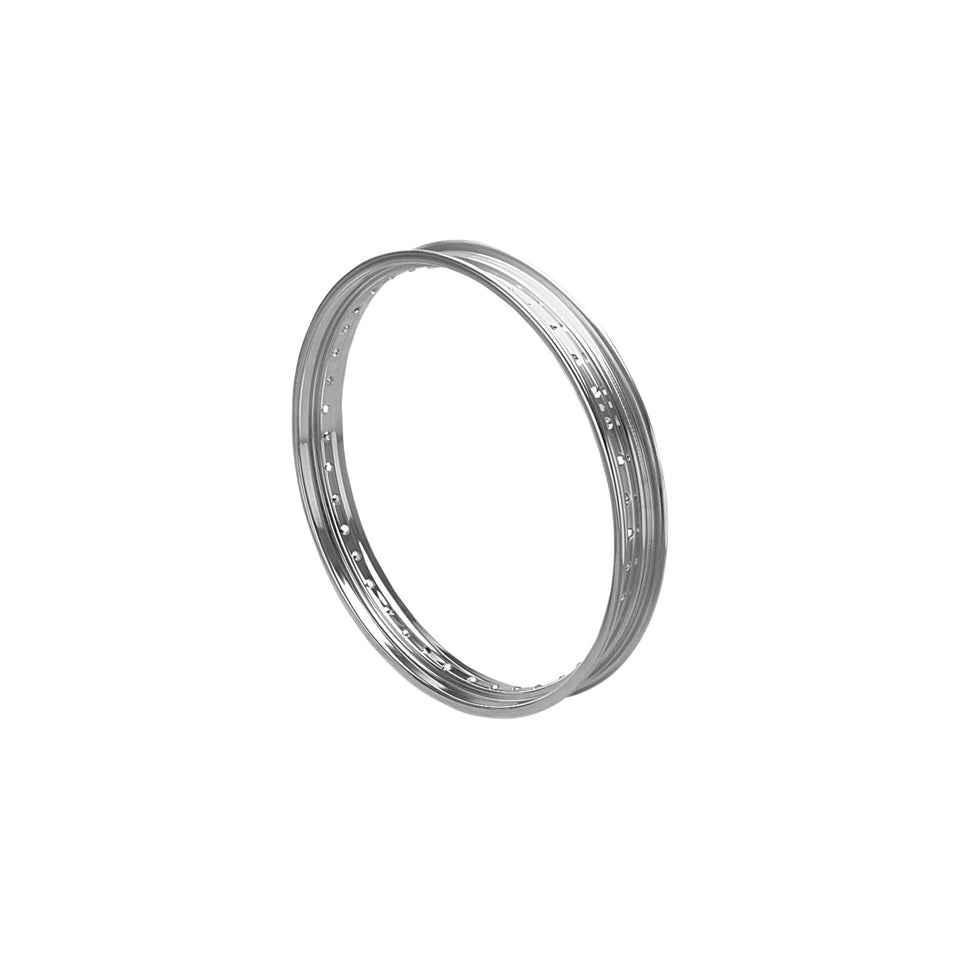 DRAG SPECIALTIES - RIM - DROP CENTER - ROLLED EDGE - 40 HOLE - SILVER - 21X2.15