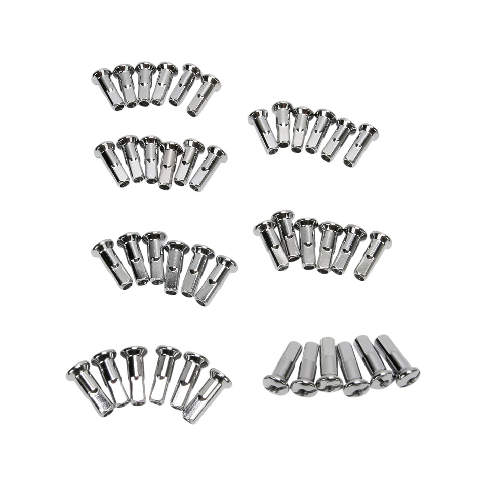 DRAG SPECIALTIES - SPOKE NIPPLES - CHROME - STANDARD