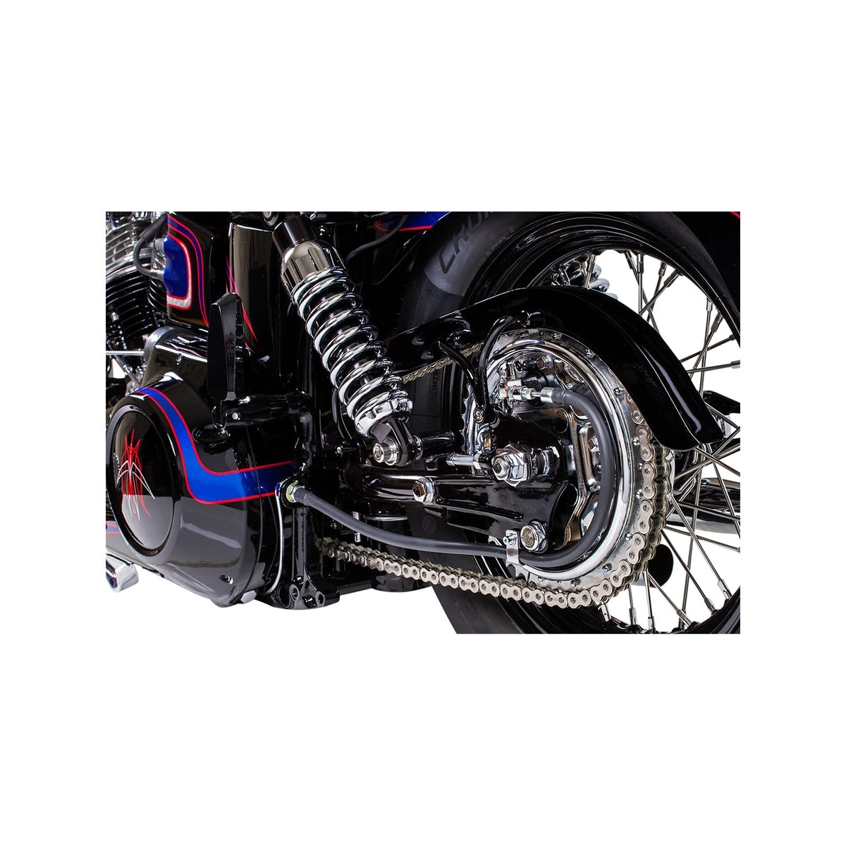 DRAG SPECIALTIES - SPOKE SET - DROP CENTER - FRONT/REAR - STAINLESS STEEL - 16"