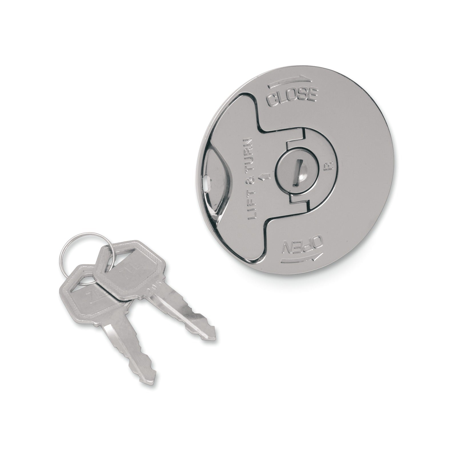 DRAG SPECIALTIES - LOCKING GAS CAP - VENTED - FLUSH-MOUNT