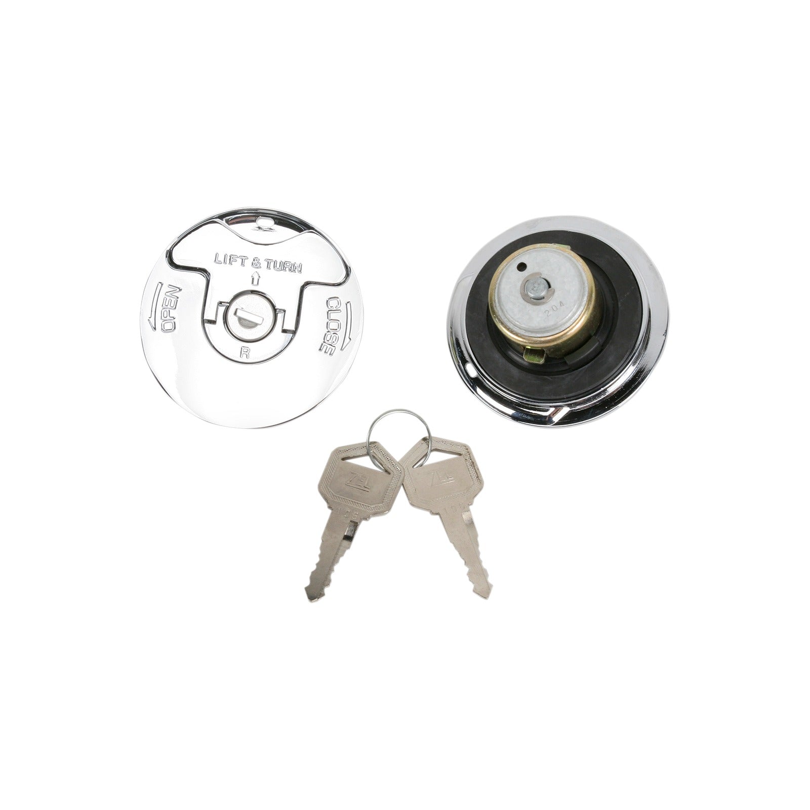 DRAG SPECIALTIES - LOCKING GAS CAPS - VENTED/NON-VENTED - FLUSH-MOUNT