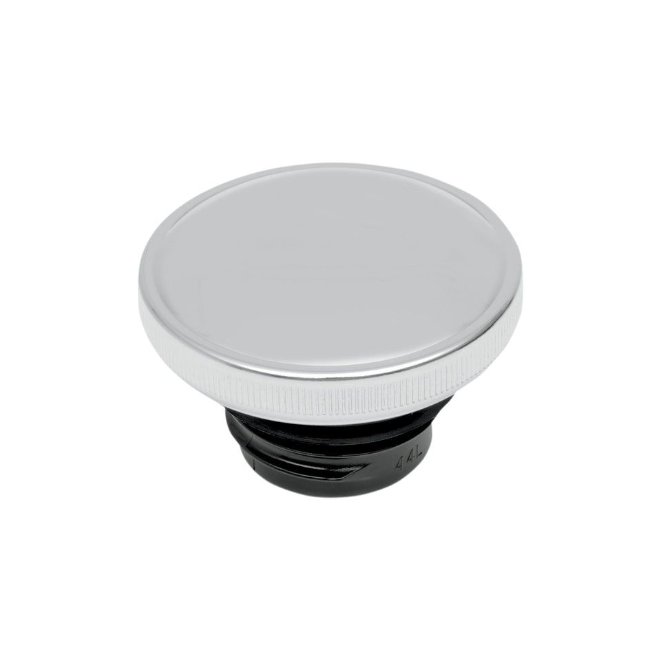DRAG SPECIALTIES - SCREW-IN GAS CAP - NON-VENTED - LEFT - CHROME