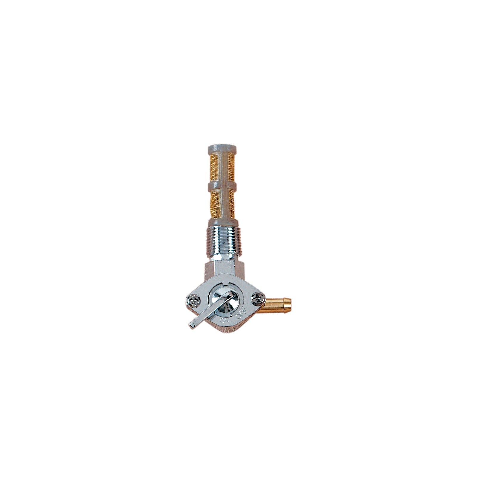DRAG SPECIALTIES - LATE-STYLE FUEL PETCOCK - 90 DEGREES - 3/8" NPT