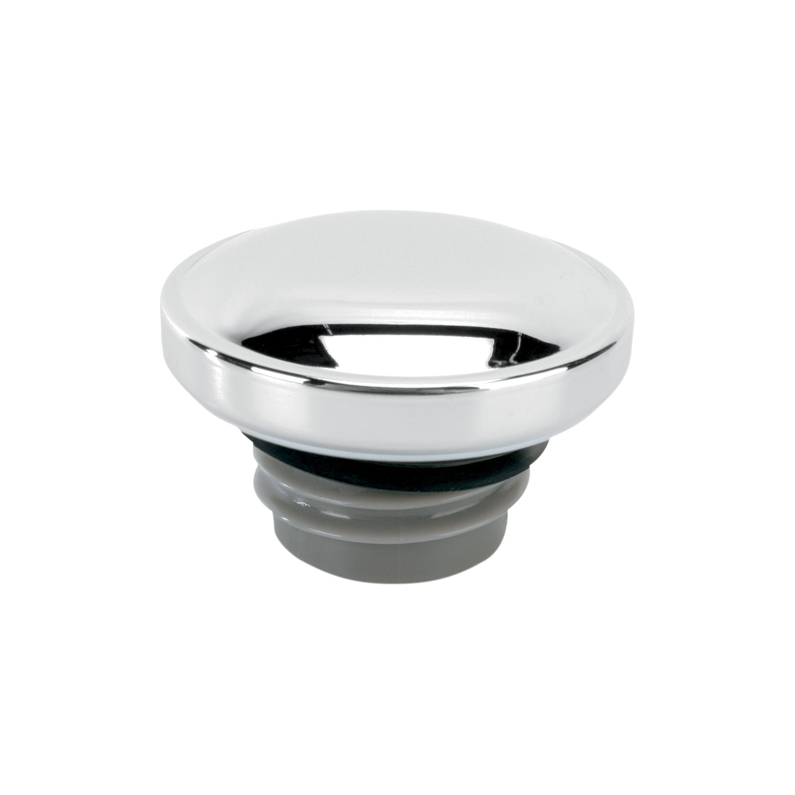 DRAG SPECIALTIES - SCREW-IN GAS CAP - NON-VENTED - LEFT - CHROME