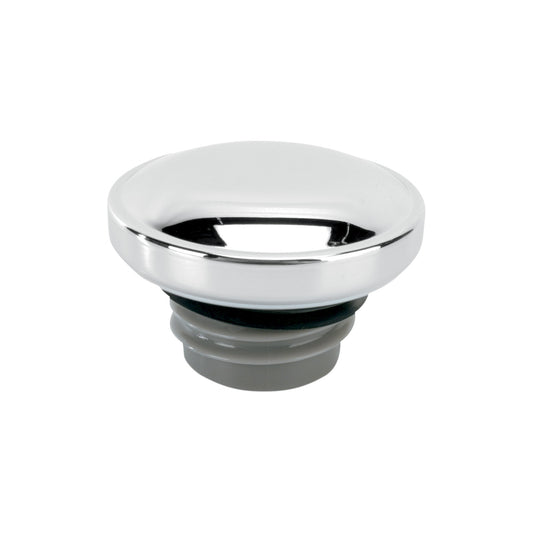 DRAG SPECIALTIES - SCREW-IN GAS CAP - NON-VENTED - LEFT - CHROME