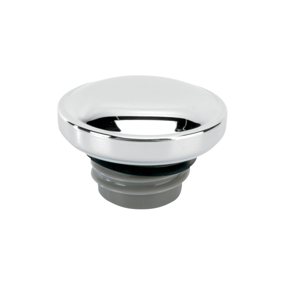 DRAG SPECIALTIES - SCREW-IN GAS CAP - NON-VENTED - LEFT - CHROME