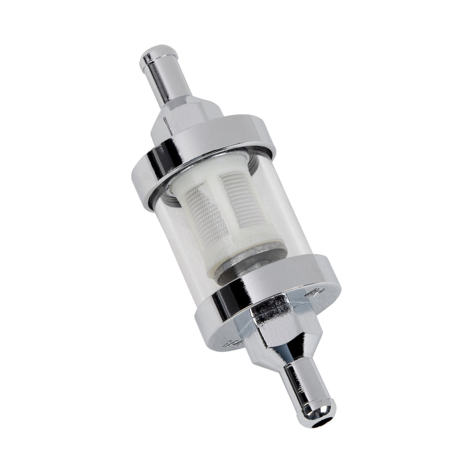 DRAG SPECIALTIES - FUEL FILTER - CLEAR - MINI - 1/4"
