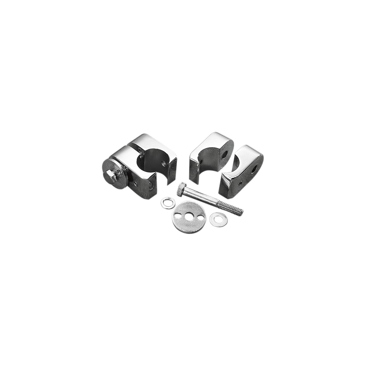 DRAG SPECIALTIES - UNIVERSAL ENGINE GUARD CLAMPS - CHROME - 1"
