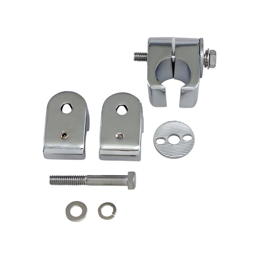 DRAG SPECIALTIES - UNIVERSAL ENGINE GUARD CLAMPS - CHROME - 1"