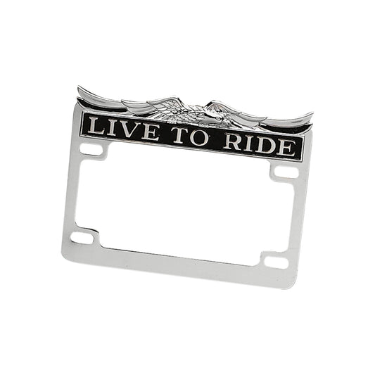 DRAG SPECIALTIES - LICENSE PLATE FRAME - CHROME