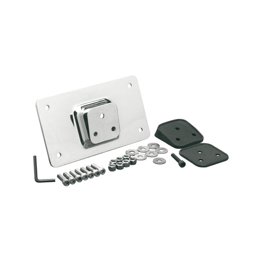 DRAG SPECIALTIES - FENDER LICENSE PLATE MOUNT - CHROME