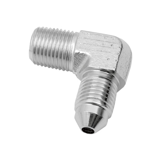 DRAG SPECIALTIES - #3 MALE FITTING - 1/8" - 90 DEGREES