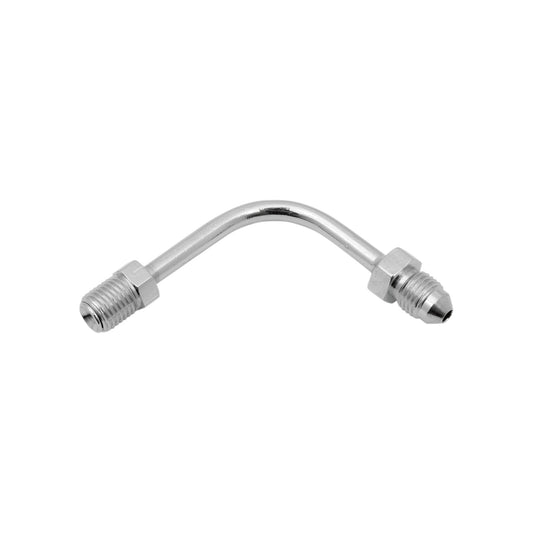 DRAG SPECIALTIES - #3 MALE FITTING - 3/8-24 INVERTED FLARE - 90 DEGREES - LONG