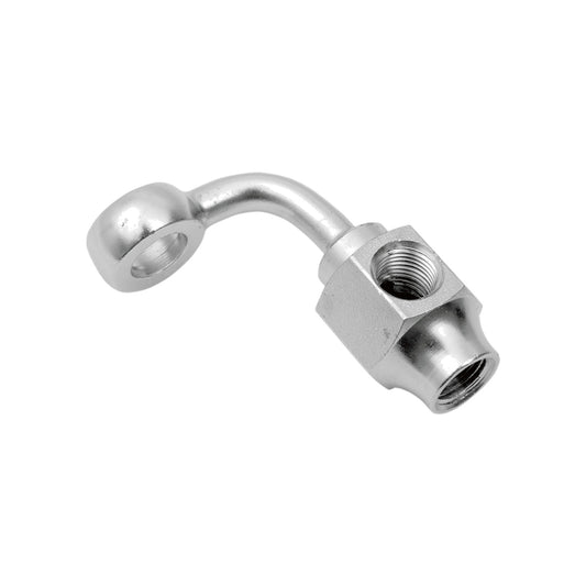 DRAG SPECIALTIES - BANJO FITTING - 3/8" X 1/8" NPT - 90 DEGREES - SHORT