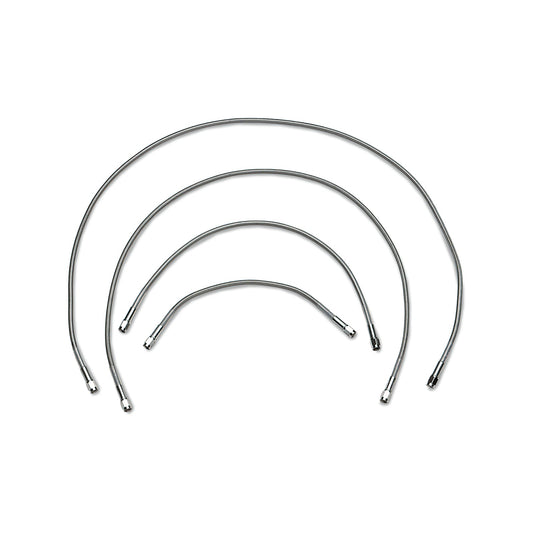 DRAG SPECIALTIES - UNIVERSAL BRAKE LINE - CLEAR - 56"