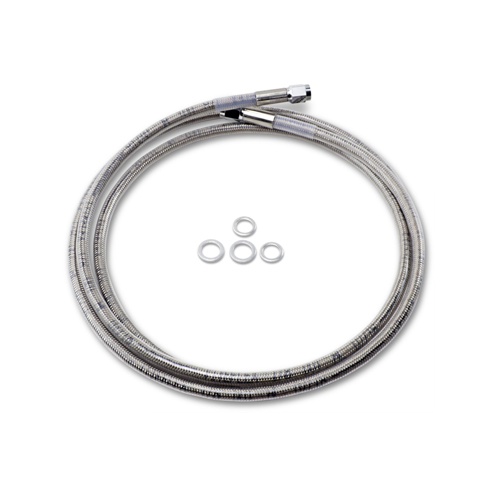 DRAG SPECIALTIES - UNIVERSAL BRAKE LINE - CLEAR - 74"