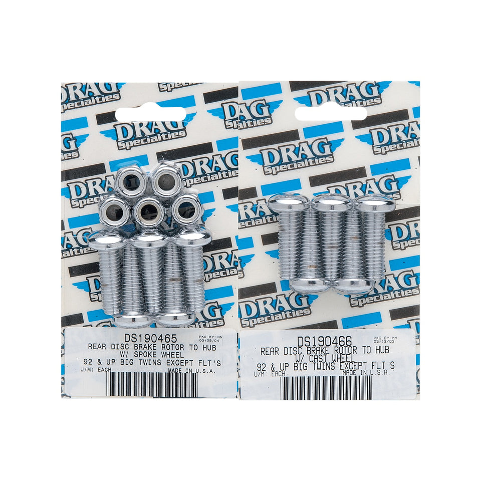 DRAG SPECIALTIES - MOUNTING KIT - ROTOR - SPOKE - REAR