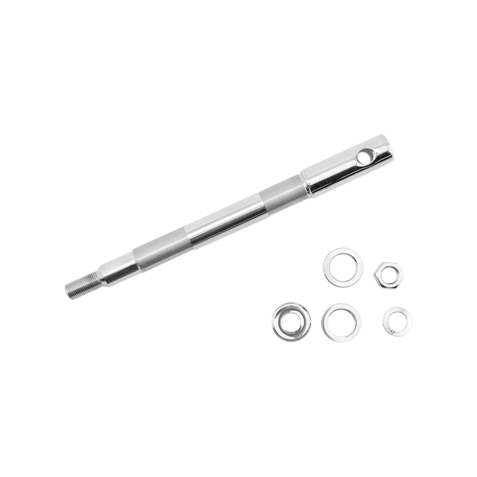DRAG SPECIALTIES - AXLE KIT - FRONT - CHROME - '00-'07 DYNA/SPORTSTER