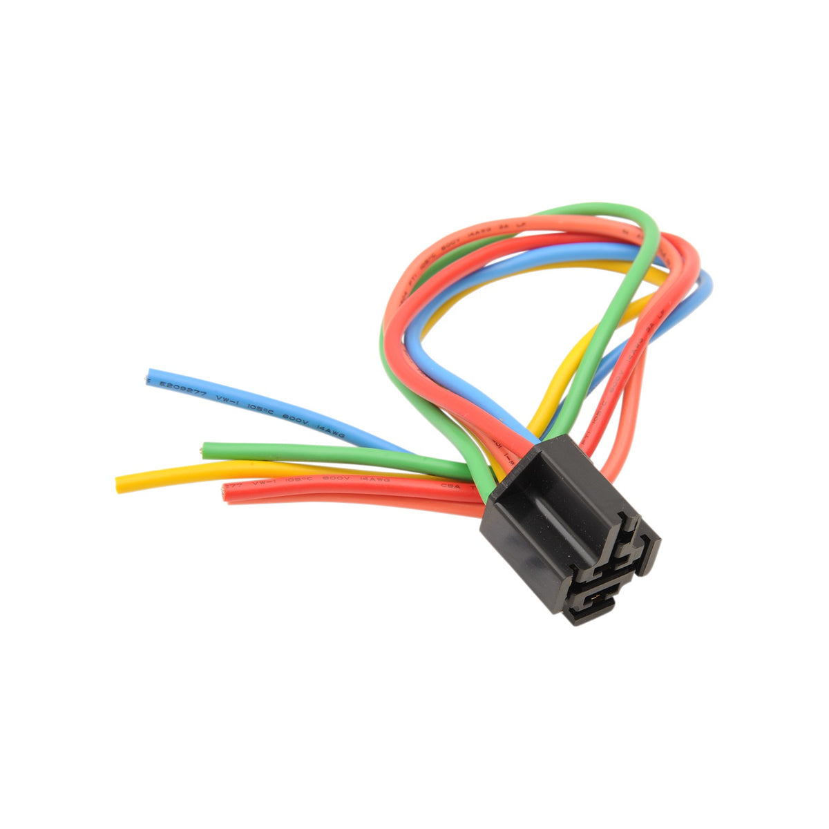 DRAG SPECIALTIES - RELAY SOCKET ASSEMBLY - BLACK WIRES