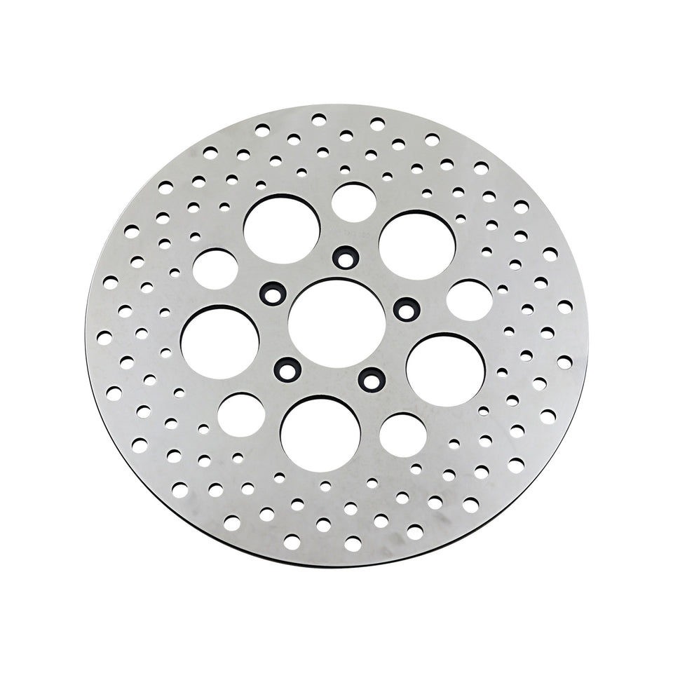 DRAG SPECIALTIES - DRILLED BRAKE ROTOR - FRONT - 11.5" - HARLEY-DAVIDSON