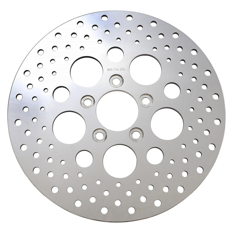 DRAG SPECIALTIES - DRILLED BRAKE ROTOR - REAR - 11.5" - HARLEY-DAVIDSON