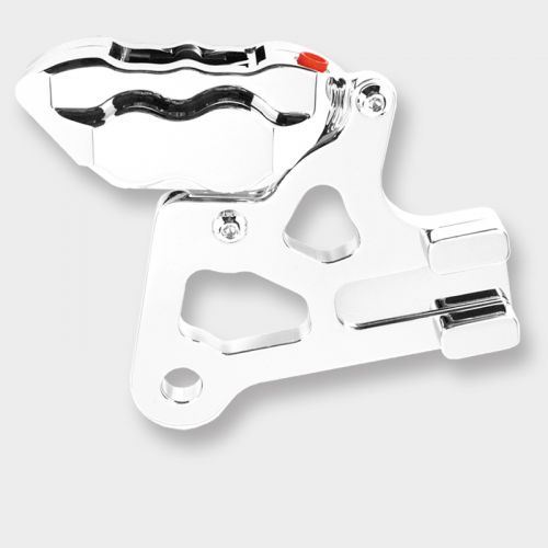 HAWG HALTERS INC - 4 PIST REAR CALIPER KIT CHROME DYNA 08-17