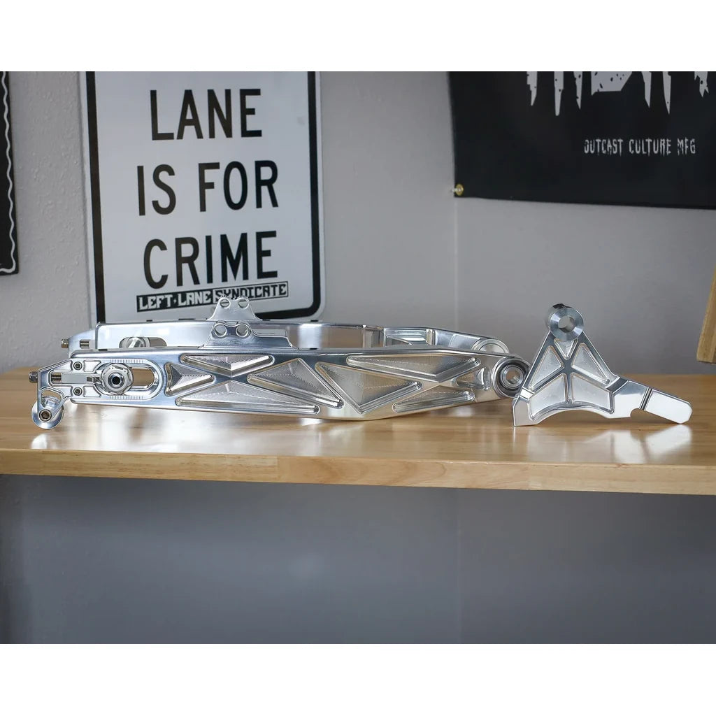 SPEED DEALER CUSTOMS SWINGARM - HARLEY DAVIDSON DYNA 2000-2005