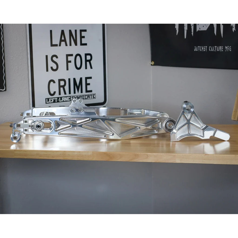 SPEED DEALER CUSTOMS SWINGARM - HARLEY DAVIDSON DYNA 2000-2005