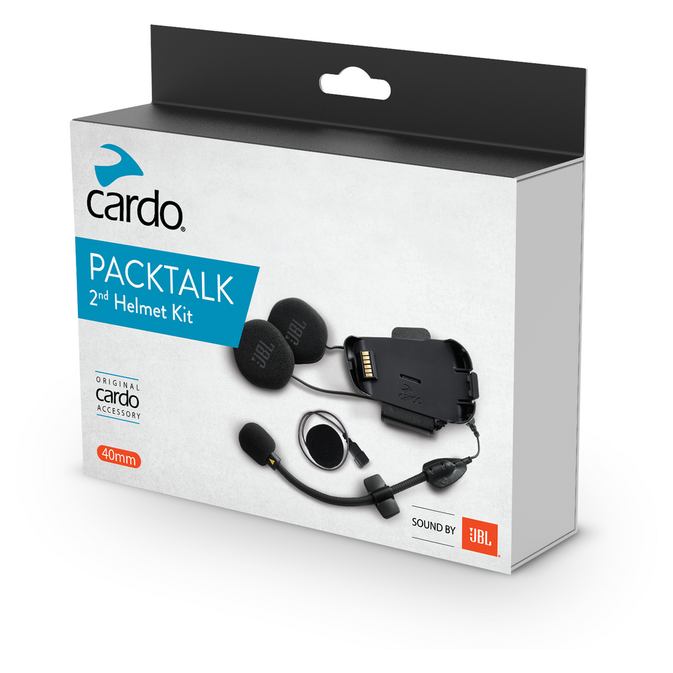 CARDO - PACKTALK BOLD JBL BLUETOOTH HEADSET - PACKTALK 2ND HELMET JBL KIT
