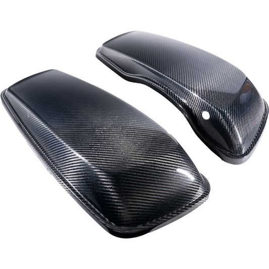 CARBON FIBER SADDLEBAG LIDS FLH/FLT `14-23