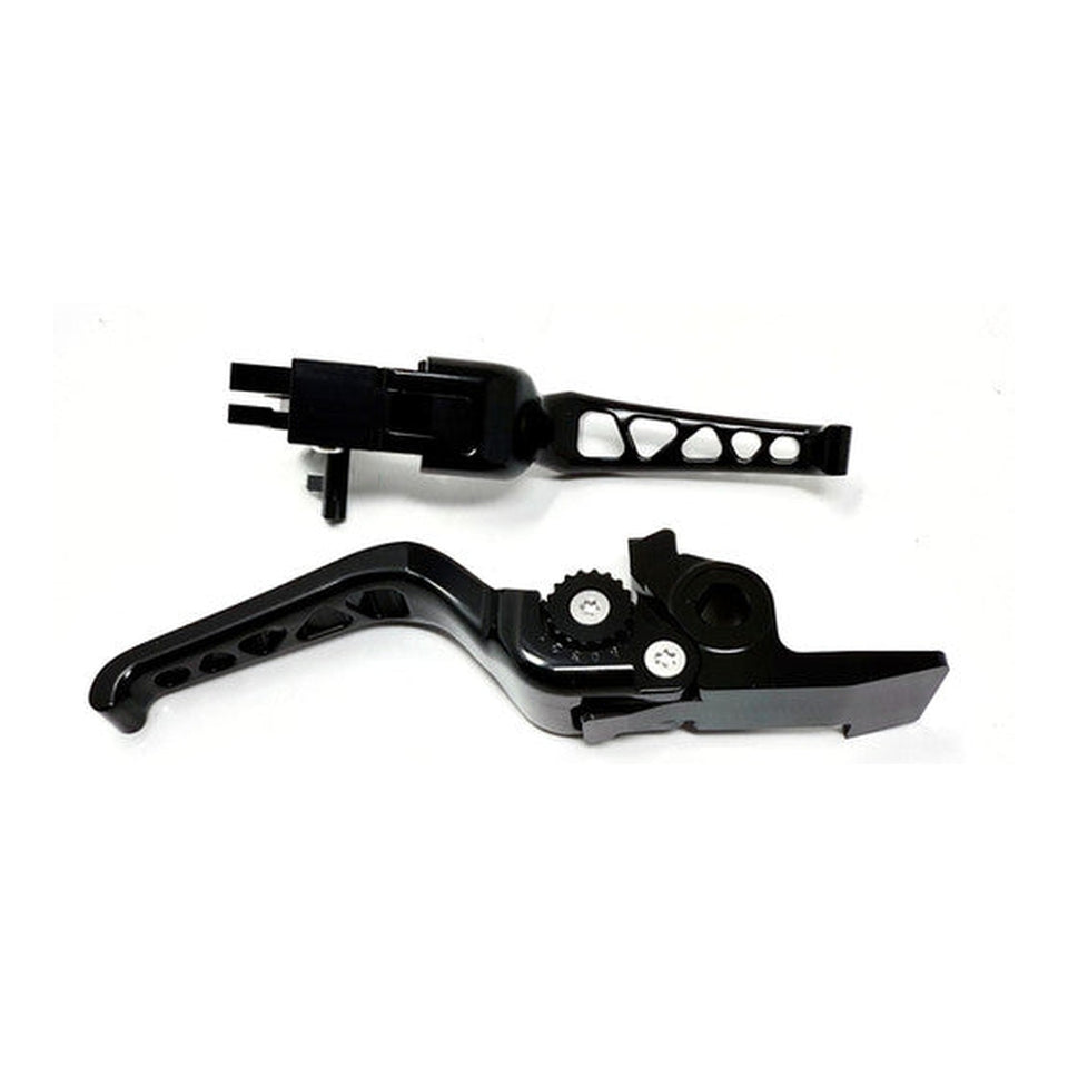 DMR 25-UP SOFTAIL ADJUSTABLE CLUTCH/BRAKE DESTROYER SHORTY LEVER SET