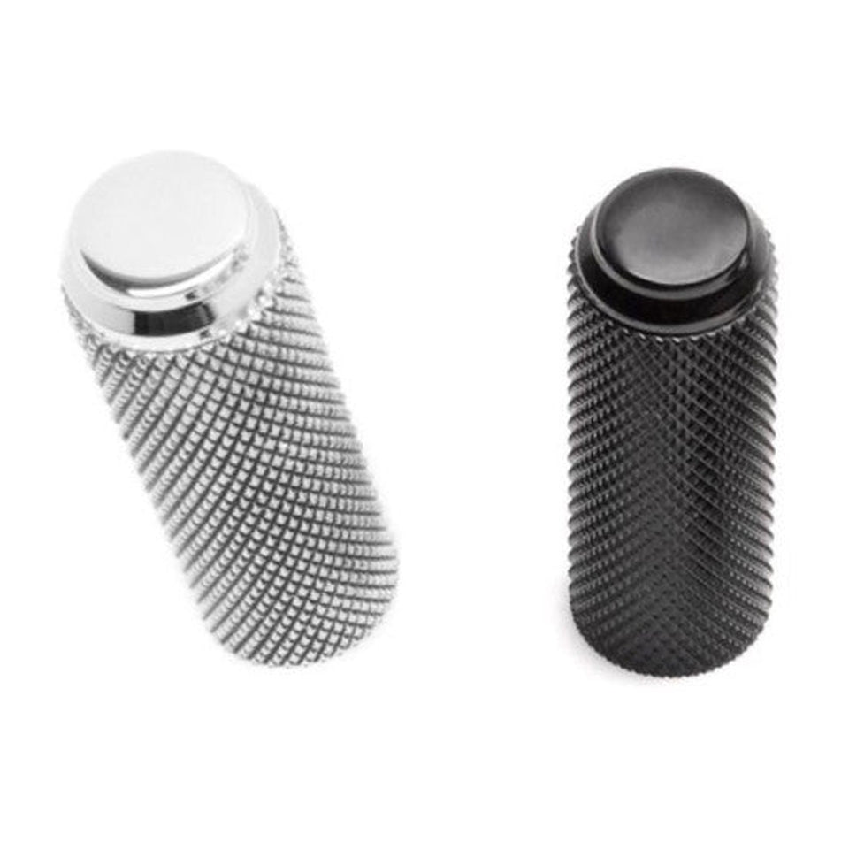 DMR BLACK, GOLD, POLISHED KNURLED TOE PEGS