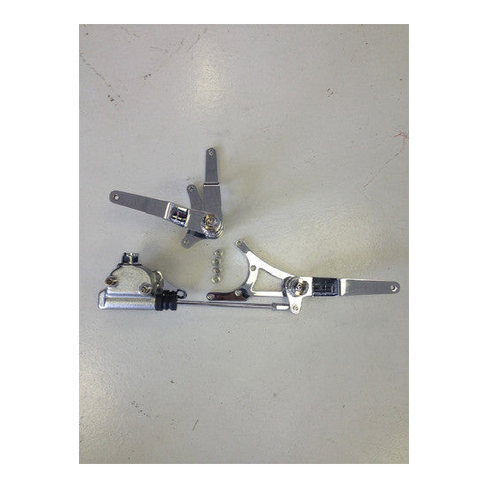 DMR MID CONTROLS FOR 4 SPEED TRANS WITH VINTAGE MASTER CYLINDER