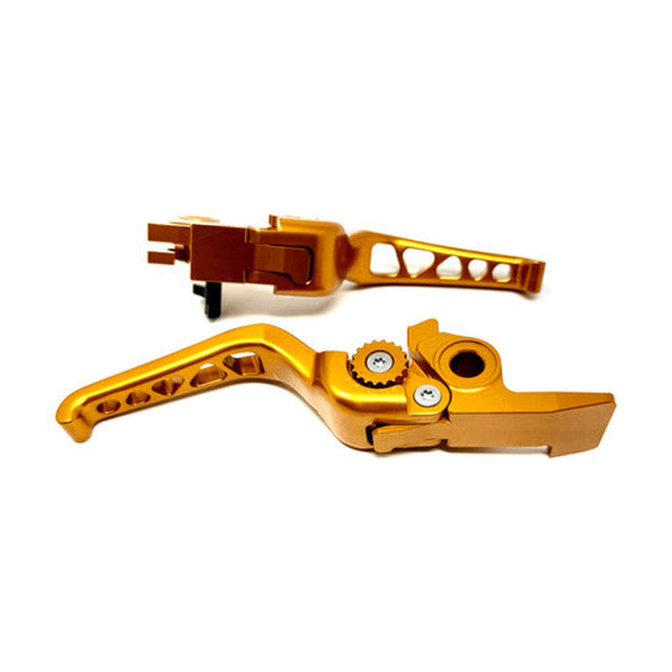 DMR 15-24 SOFTAIL ADJUSTABLE CLUTCH/BRAKE DESTROYER SHORTY LEVER SET