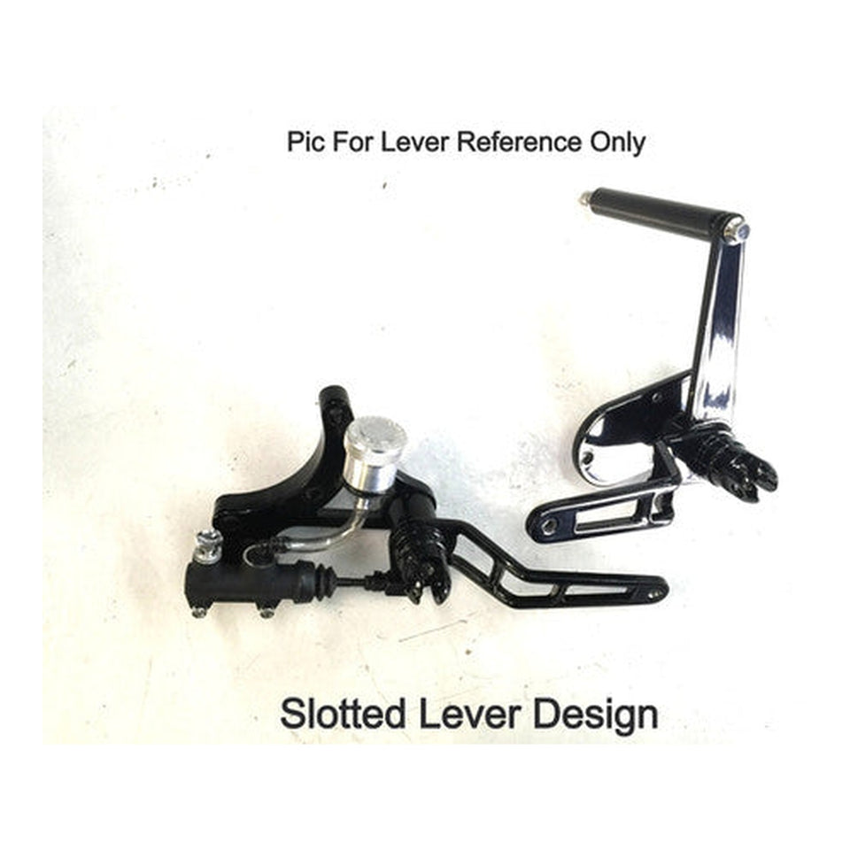 DMR MID CONTROLS FOR 4 SPEED TRANS WITH VINTAGE MASTER CYLINDER