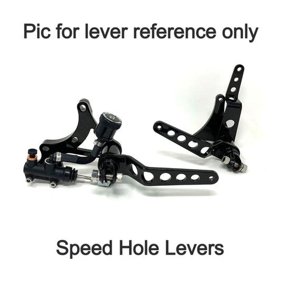 DMR MID CONTROLS FOR 4 SPEED TRANS WITH VINTAGE MASTER CYLINDER