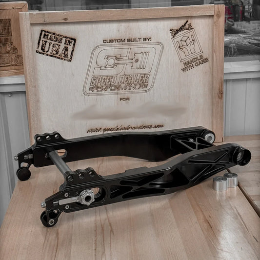 SPEED DEALER CUSTOMS SWINGARM - HARLEY DAVIDSON BAGGERS 2009 TO 2024