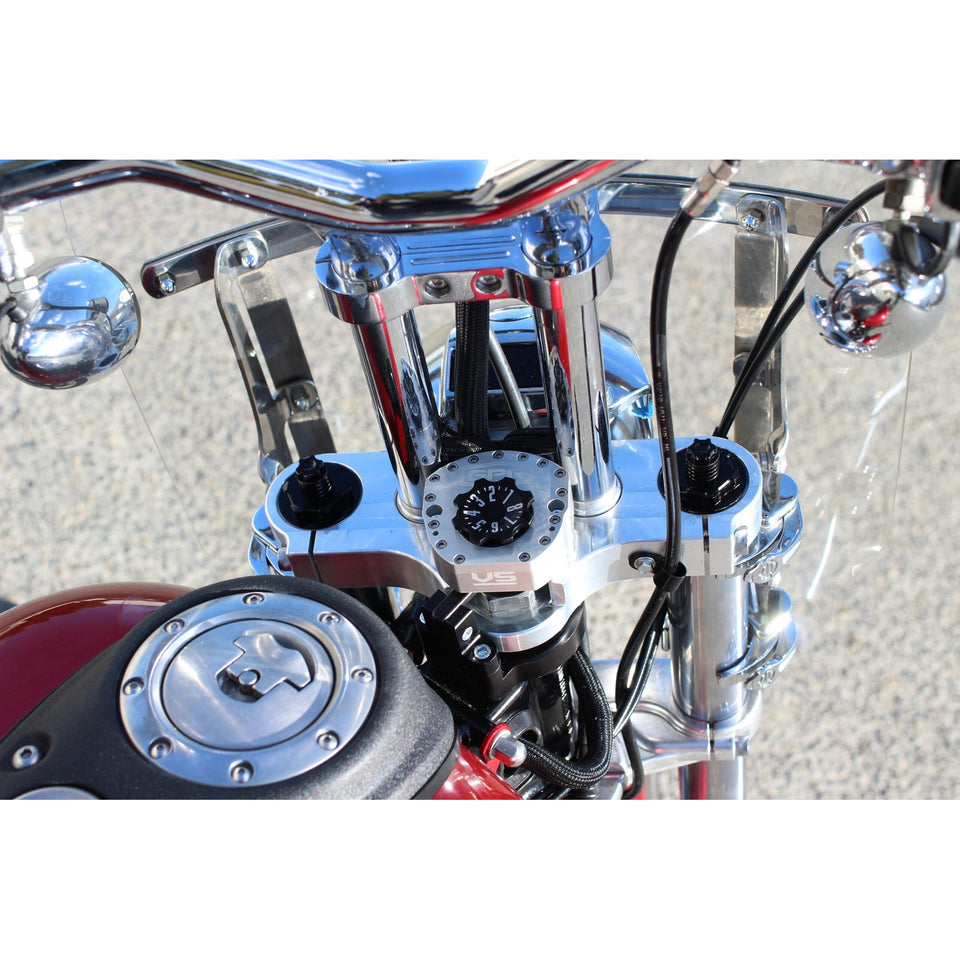 GPR V5-S Steering Stabilizer Kit for Harley-Davidson Super Glide (FXD) and Super Glide Custom (FXDC)