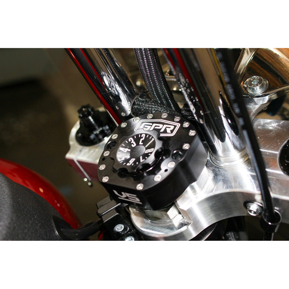 GPR V5-S Steering Stabilizer Kit for 2006-2017 Harley-Davidson Street Bob 49mm Clamp (FXDB)