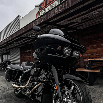 24+ ROAD GLIDE RIGID INDUSTRIES ADAPT XP MOUNTING BRACKET AND WIRING HARNESS