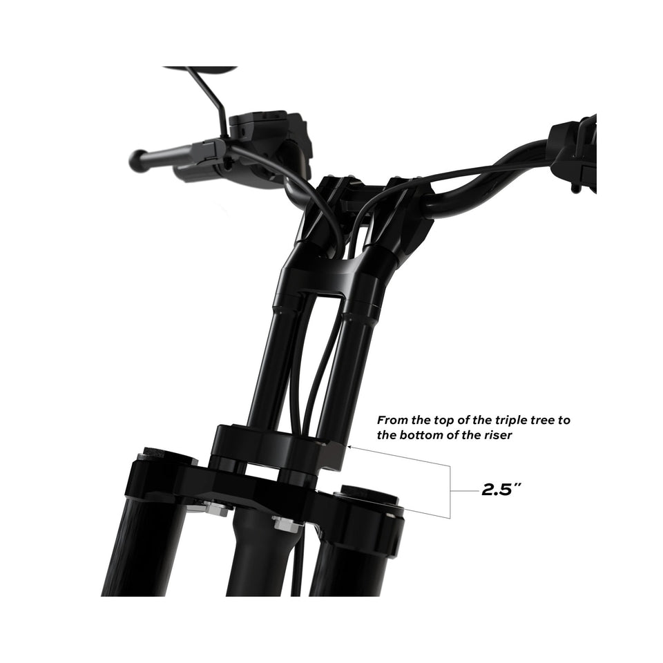 KRAUS - RAPTOR 1-1/2 IN. PULL BACK PLATE - 18 AND UP SOFTAIL