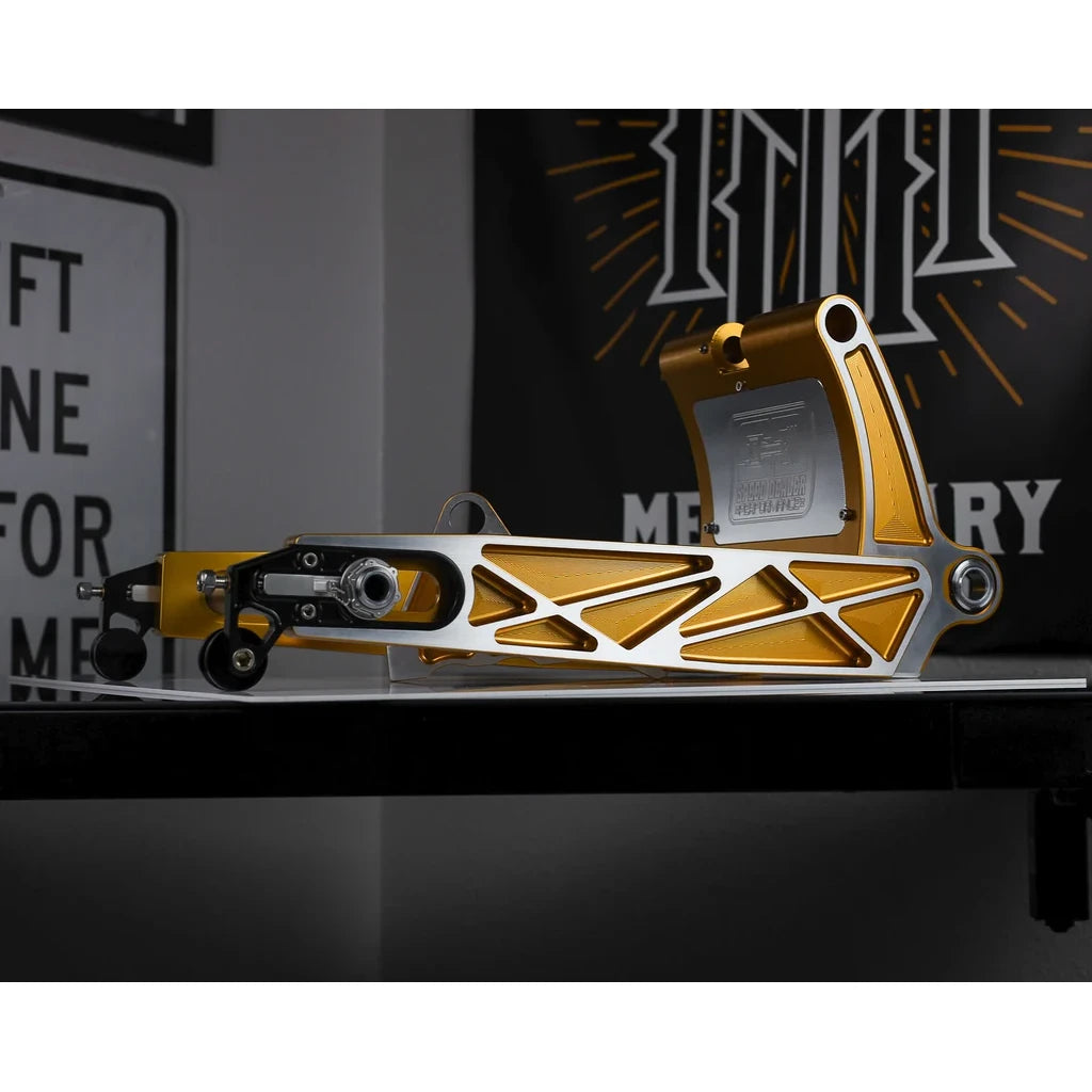 SPEED DEALER CUSTOMS SWINGARM - HARLEY DAVIDSON M8 SOFTAIL 2018 AND UP
